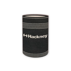 Hackney bin wooden pin badge