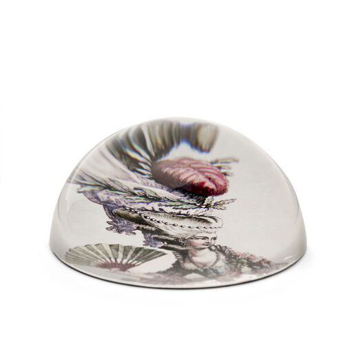 Marie Antoinette Style crystal paperweight