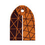 V&A East orange scarf by Ingmarson