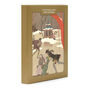 Ice skaters Christmas cards (pack of 8)
