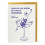 Playful disposition greeting card
