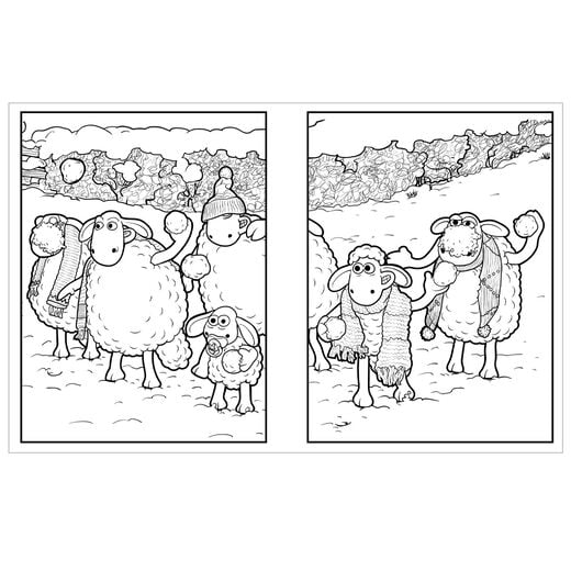 Shaun the Sheep colouring book