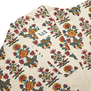 Marigold block print luxury robe