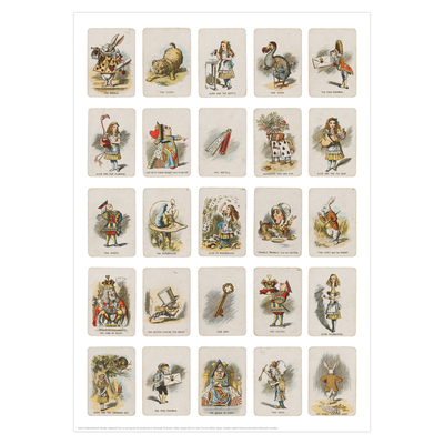 Alice in Wonderland print