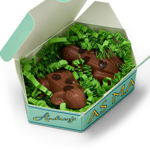 Milk chocolate frogs