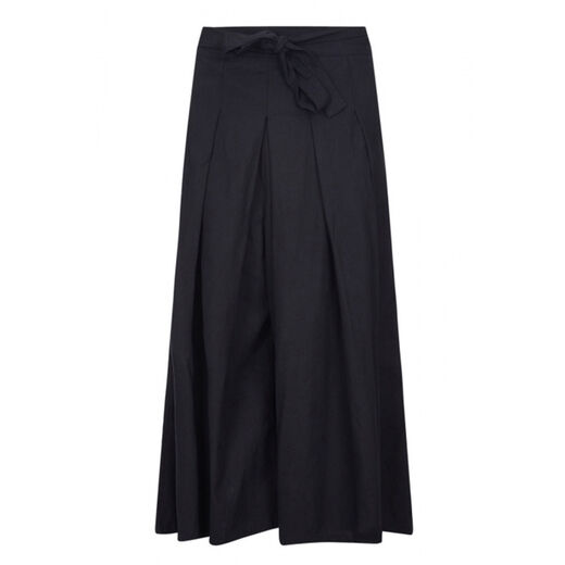 Black unisex hakami trousers