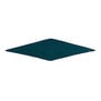 Teal cashmere neckerchief scarf