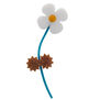 Orange blossom brooch by Iris De La Torre
