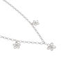 Silver flower necklace by Jo Cooper