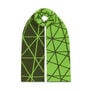 V&A East green scarf by Ingmarson