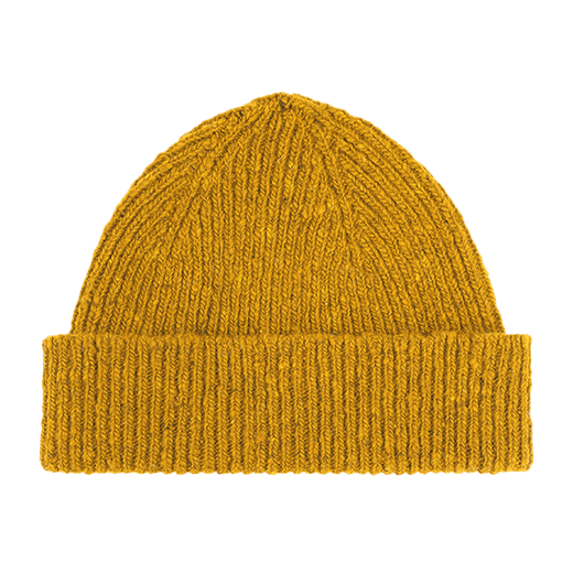 Yellow wool hat