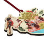 V&A fruit bowl wooden Christmas decoration by Polly Fern
