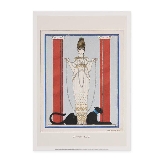 Invitation by George Barbier print