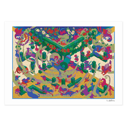 From Horizon to Horizon print by Homa Delvaray