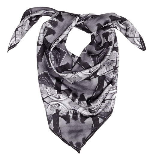 John French London underground scarf