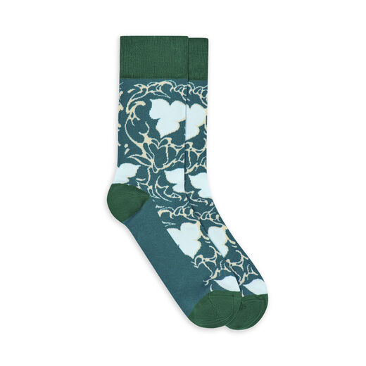 Blue marble socks