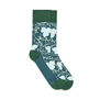 Blue marble socks