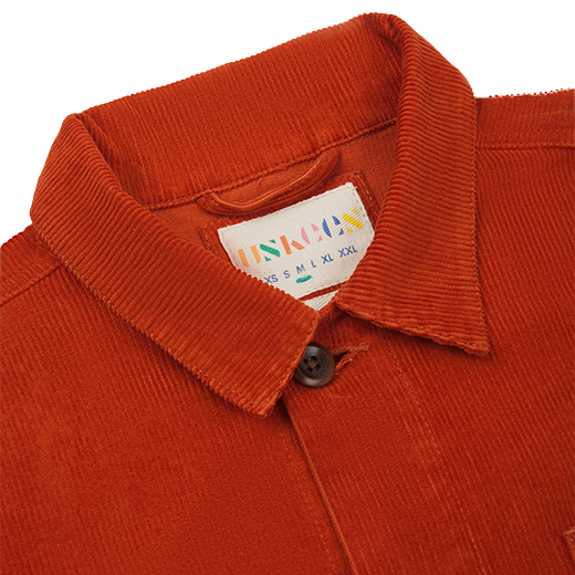 Rust overshirt for life by Uskees