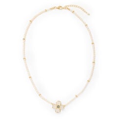 Moonstone, labradorite and pearl necklace by Carousel Jewels