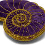 Purple shell Christmas decoration