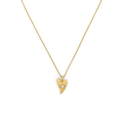 Evil eye heart pendant necklace by Ottoman Hands