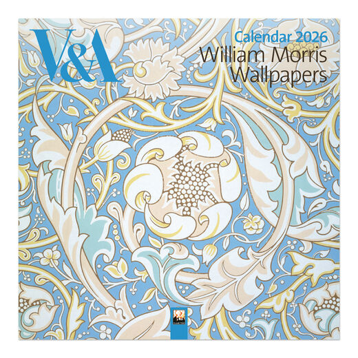 2026 V&A calendar with illustrations from William Morris