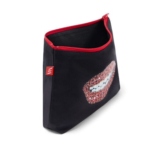 Salvador Dal&iacute; Ruby Lips zip pouch