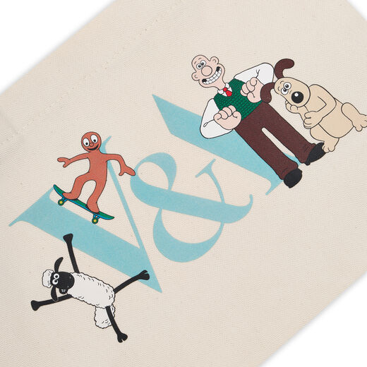 Wallace & Gromit and friends V&A mini tote bag