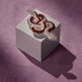 Snake embroidered brooch &ndash; inspired by Cartier