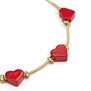 Red hearts bracelet