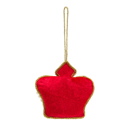 Crown embroidered decoration