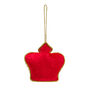 Crown embroidered decoration