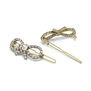 Mini bow hairclip duo