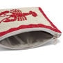Lobster beaded clutch bag