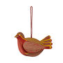 Red paper bird decoration