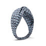 Blue geometric soft headband