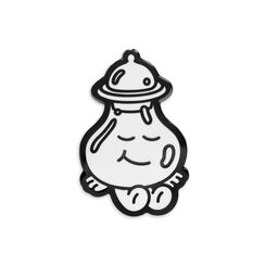 Living Objects jar pin badge by Gavin Connell
