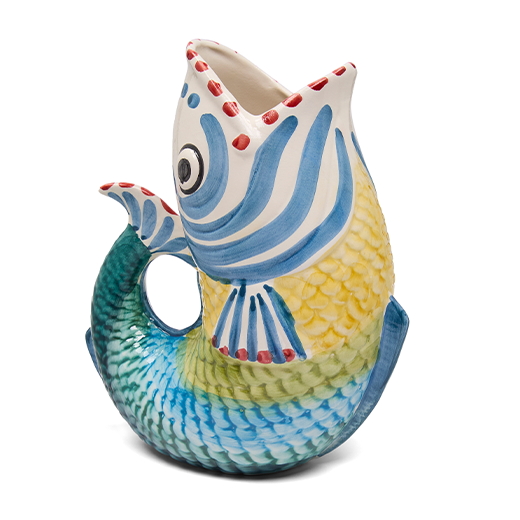 Ceramic fish shaped jug