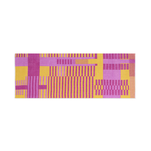 Abstract stripe scarf
