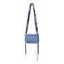 Blue crochet crossbody bag by Loopd Studio