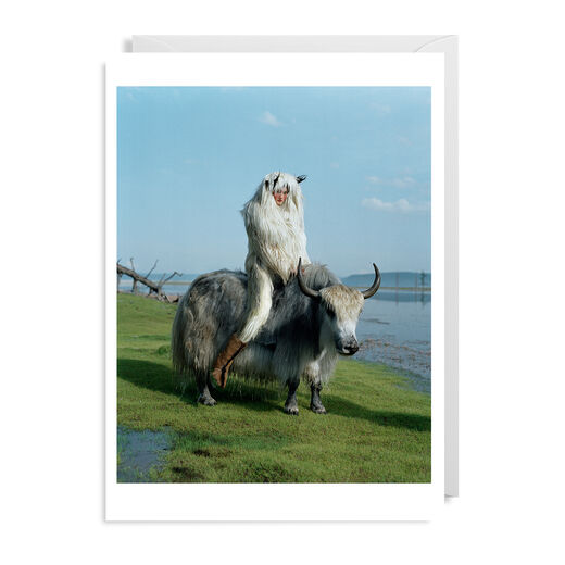 Kirsi Pyrhonen on Wild Yak by Tim Walker greeting card