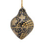 Gold leaves lantern bauble