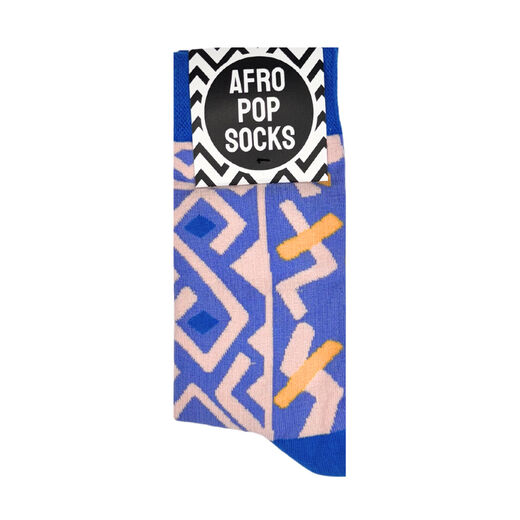 Kasai purple socks by Afropop