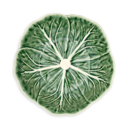 A wide dish in the form of a cabbage leaf, the perfect accessory for your hosting table.