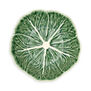 A wide dish in the form of a cabbage leaf, the perfect accessory for your hosting table.