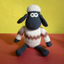 Shaun the Sheep knitted soft toy