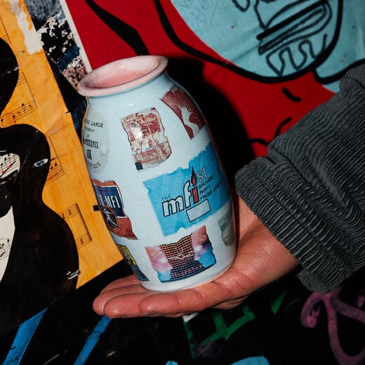 MFI, Rave Culture Theory vase by Clink Street Ceramics