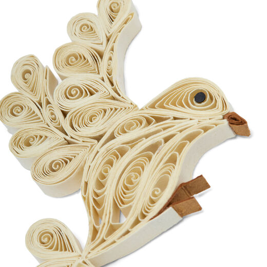 Doves paper decoration - set of 2