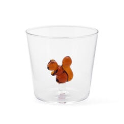 Squirrel tumbler glass by Ichendorf Milano