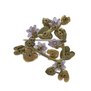 Giverny waterlily brooch by Michael Michaud